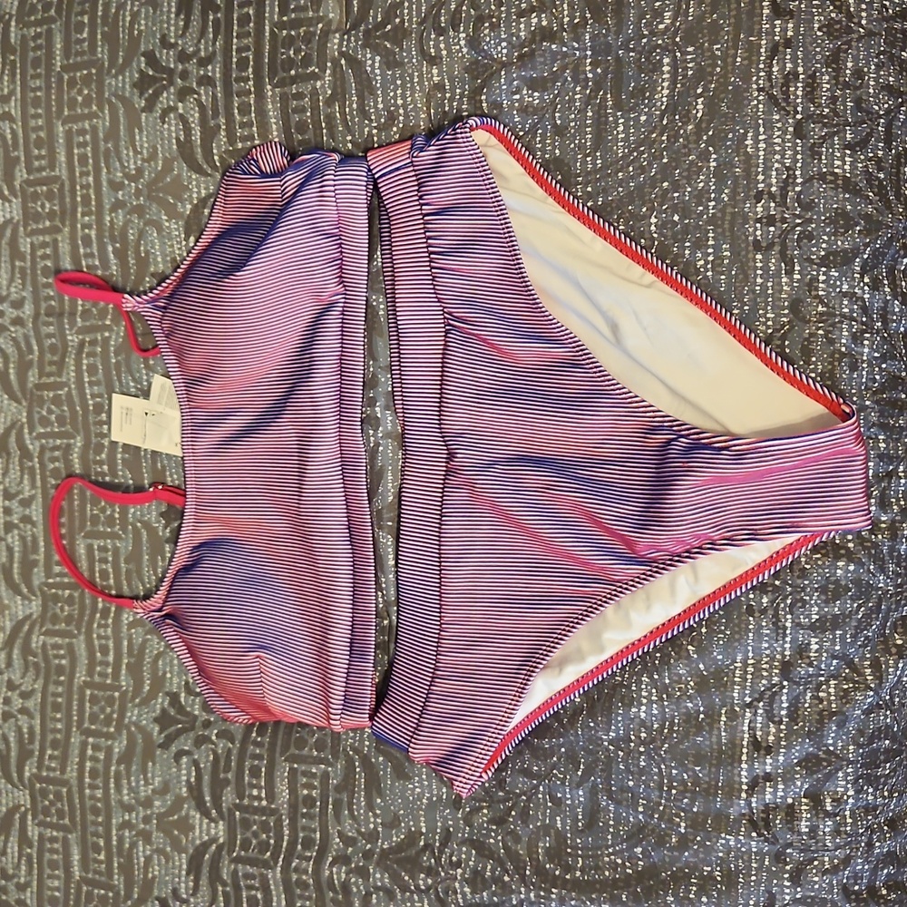NWT Cupshe Vibrant Pink Gradient Bikini
